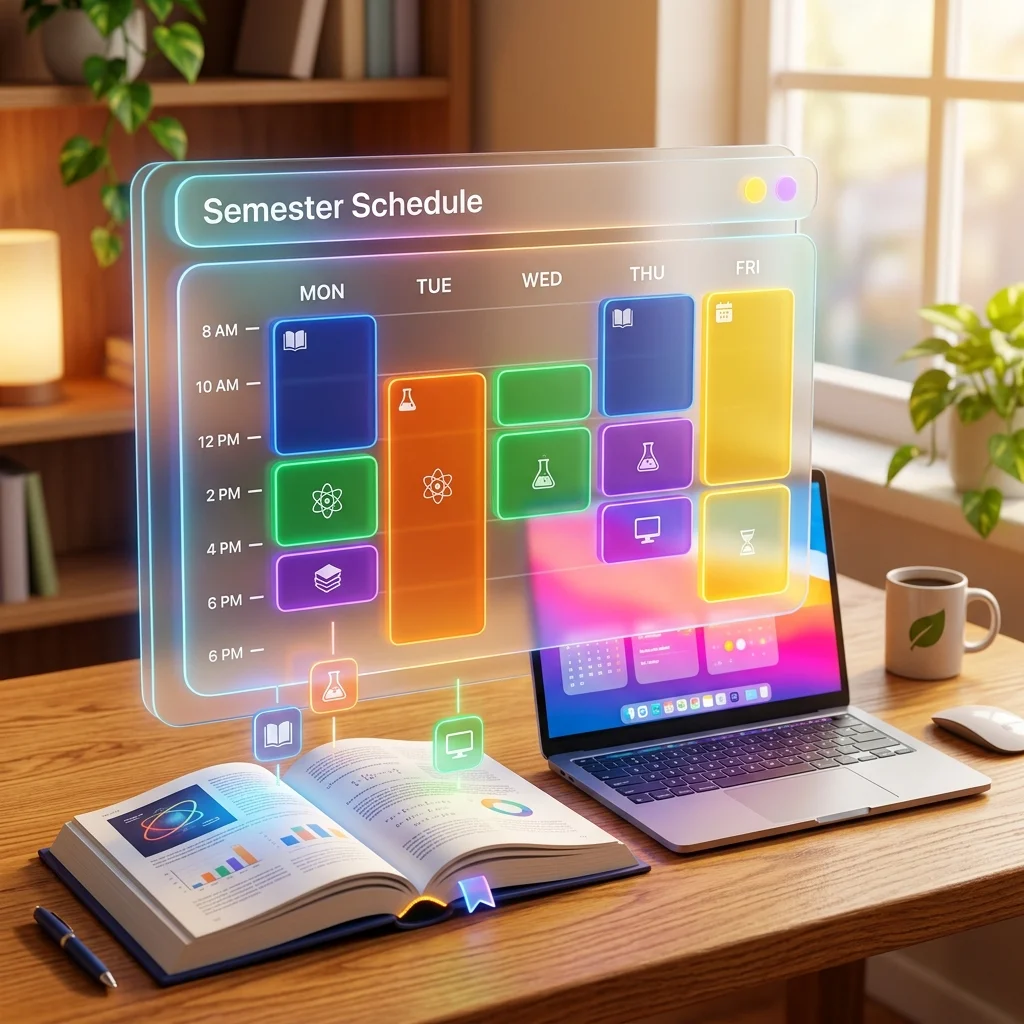 How to Build the Perfect College Semester Schedule to Maximize Study Time