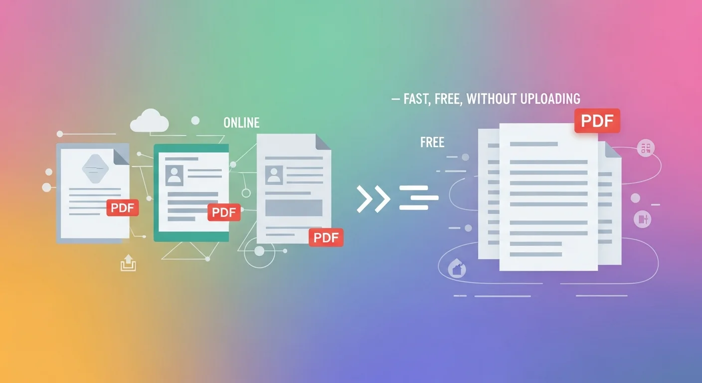 How to Merge PDF Files Online — Fast, Free, and Without Uploading Anything