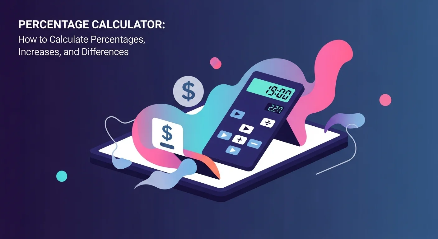 Percentage Calculator: How to Calculate Percentages, Increases, and Differences