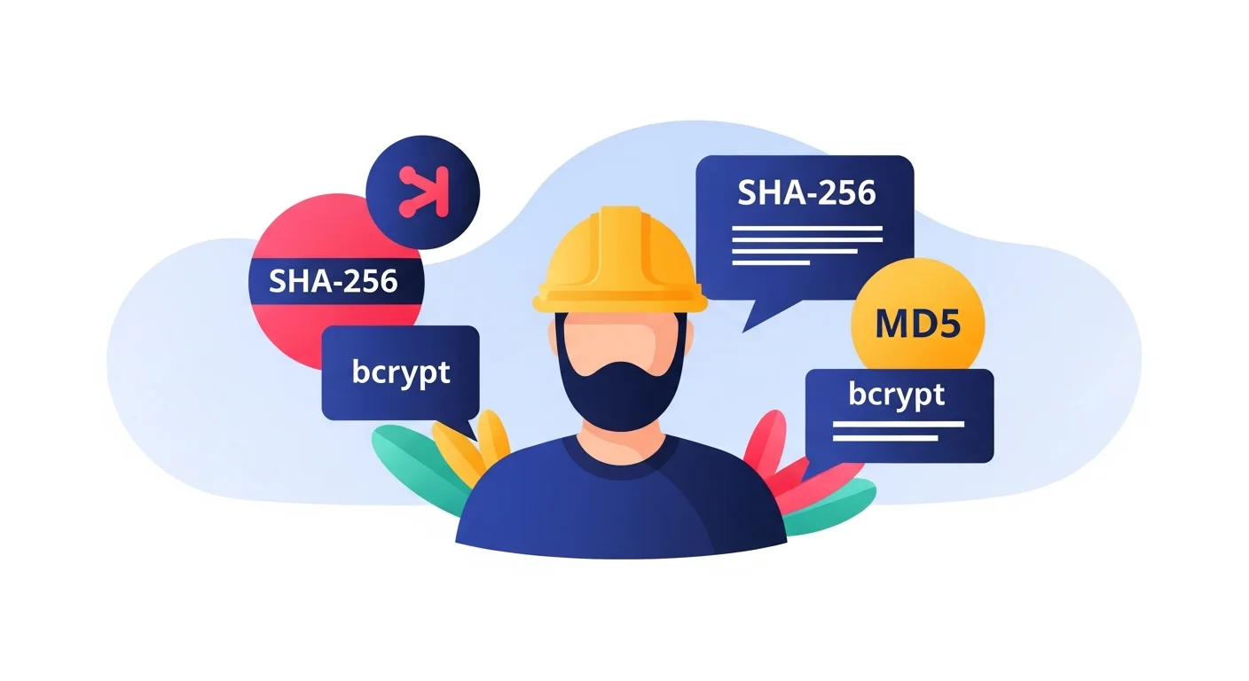 SHA-256 vs MD5 vs bcrypt: Which Hashing Algorithm Should You Use?